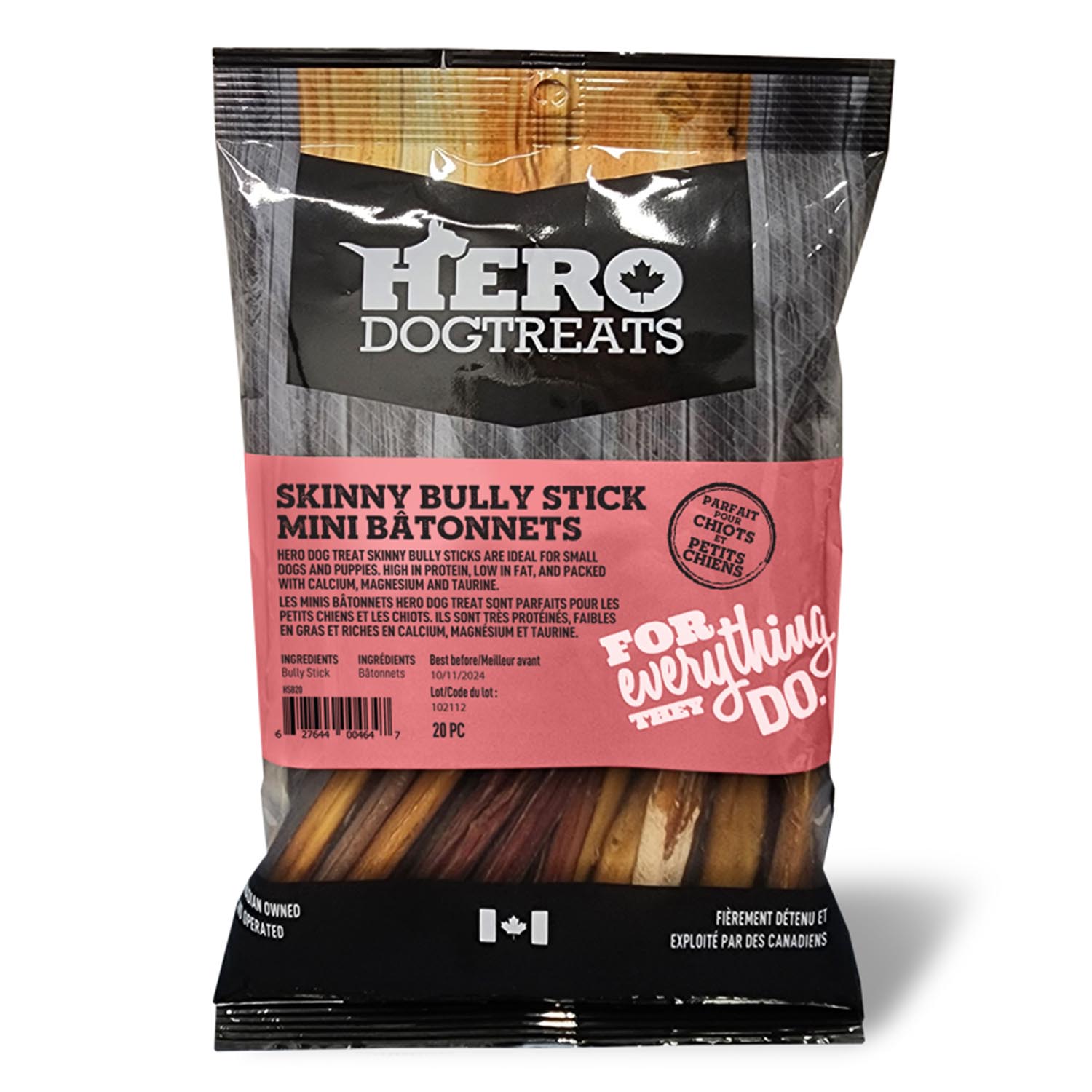 Hero dog treats bully sticks hotsell