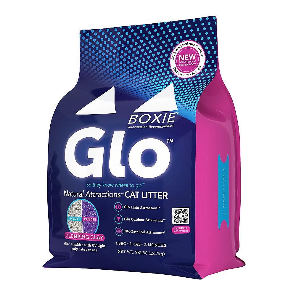 BoxieGlo Natural Attractions Clumping Clay Litter - Scent Free
