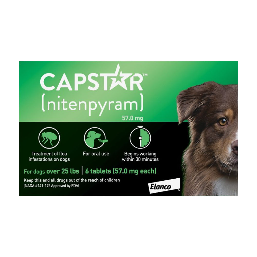 Kane Veterinary Supply Capstar Fast Acting Oral Flea Treatment Large Dogs