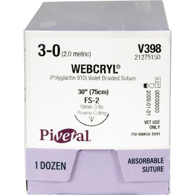 Pivetal® WebCryl™ Sutures