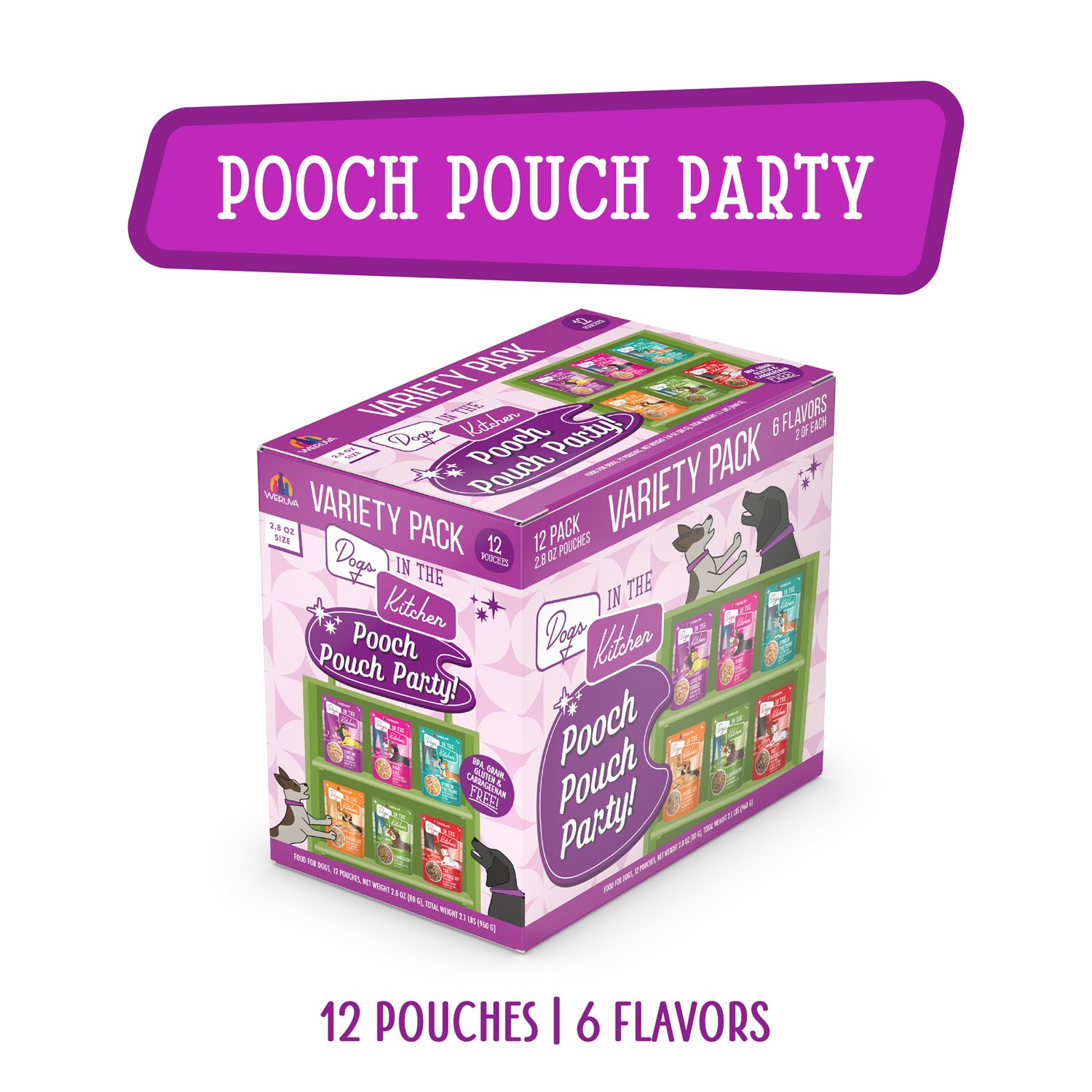 Dogs in the Kitchen Variety Pack - Pooch Pouch Party